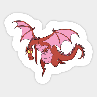 Wyrm on the wing Sticker